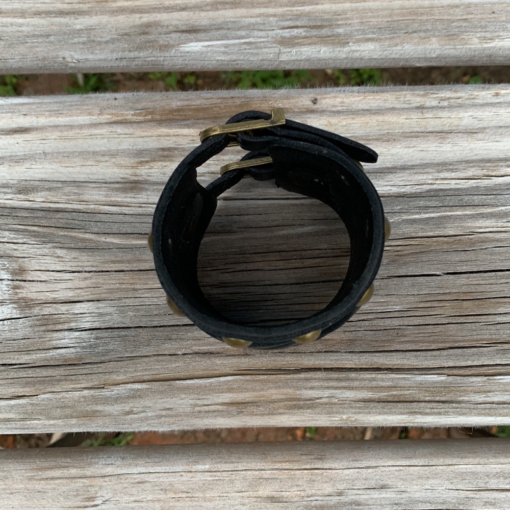 *SALE* Leather Rocker Bracelet - Picture 5 of 5